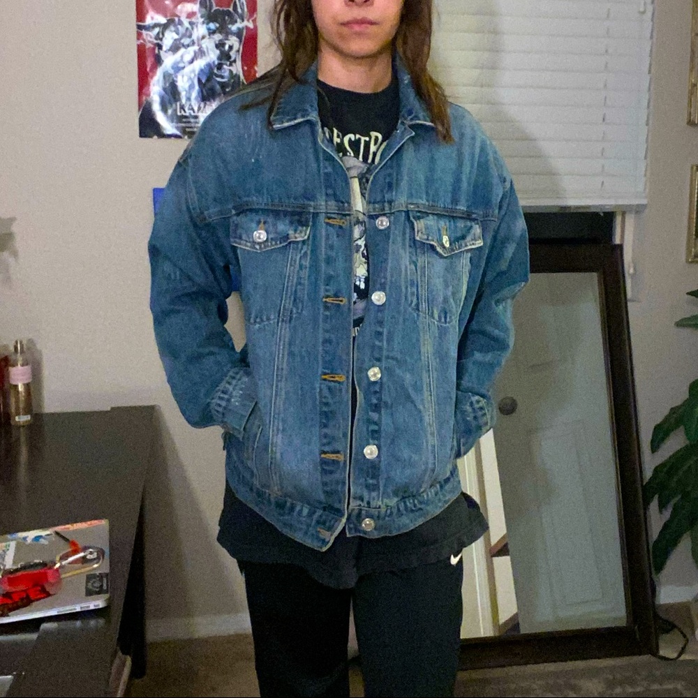 Oversized boyfriend jacket